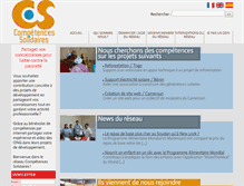 Tablet Screenshot of competences-solidaires.org